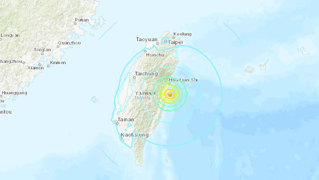 No tsunami threat to B.C. after 6.1 magnitude earthquake off Taiwan, officials say 