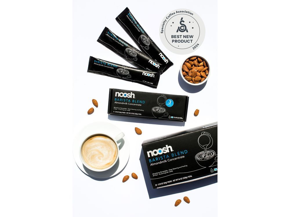 Noosh Brands Receives Prestigious Best New Product Award at the 2024 Specialty Coffee Association Expo in Chicago For Its Sustainable, Innovative, and Carbon Footprint Friendly AlmondMilk Concentrate