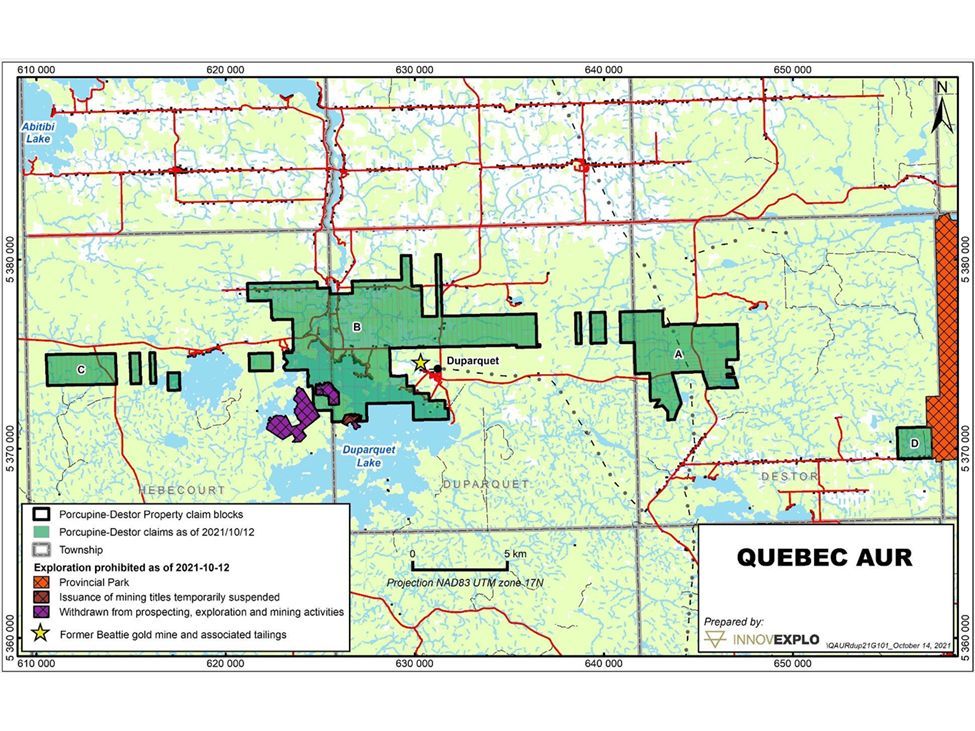 O2Gold Upsizes Private Placement and Provides Update on Quebec Aur Transaction