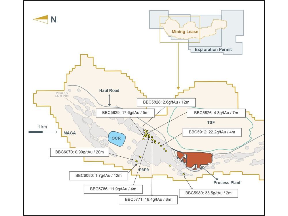 Orezone Intersects 18.41 g/t Gold Over 8.00m and 22.17 g/t Gold Over 4.00m in Ongoing Exploration