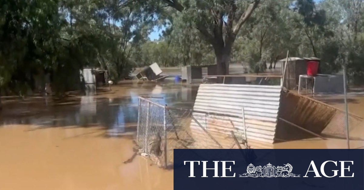 Outback Queensland inundated with water