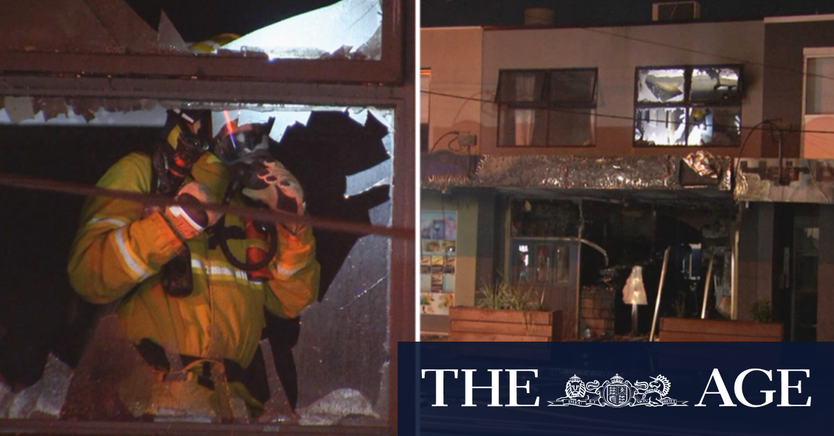 Pizza shop destroyed by 'suspicious' fire in Melbourne