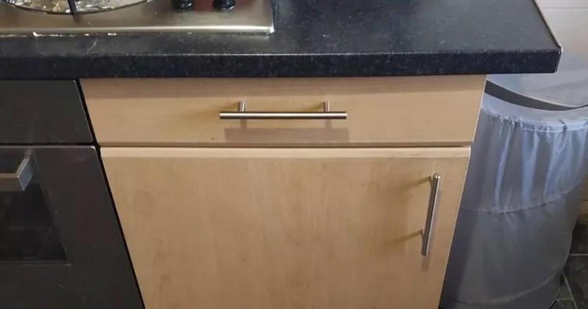 Police find wanted man hidden in kitchen cupboard