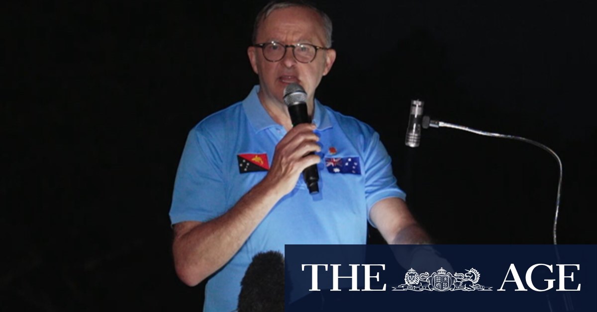 Prime Minister speaks at Anzac Day dawn service in Papua New Guinea