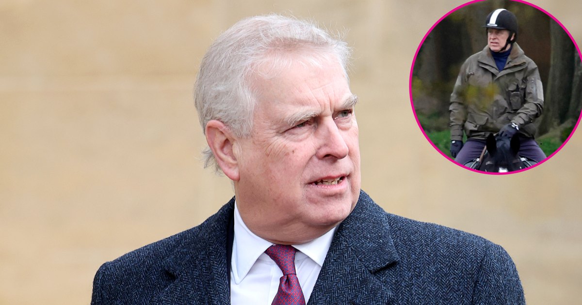 Prince Andrew Spotted on Horseback Ride as Netflix's 'Scoop' Premieres