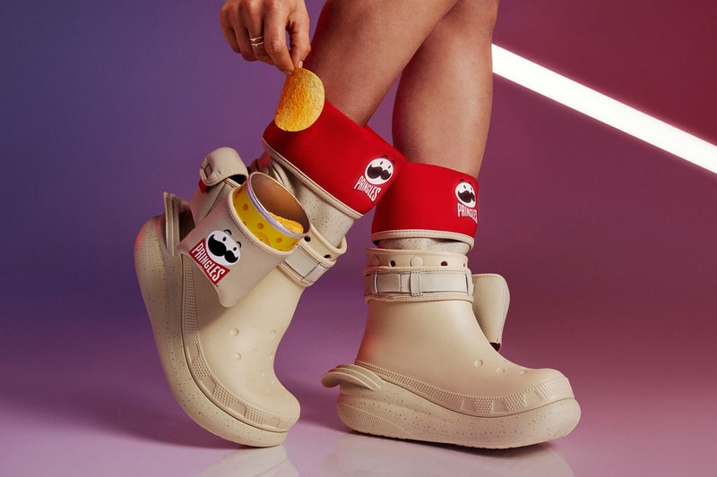 Pringles Unveils First Footwear Collaboration with Crocs
