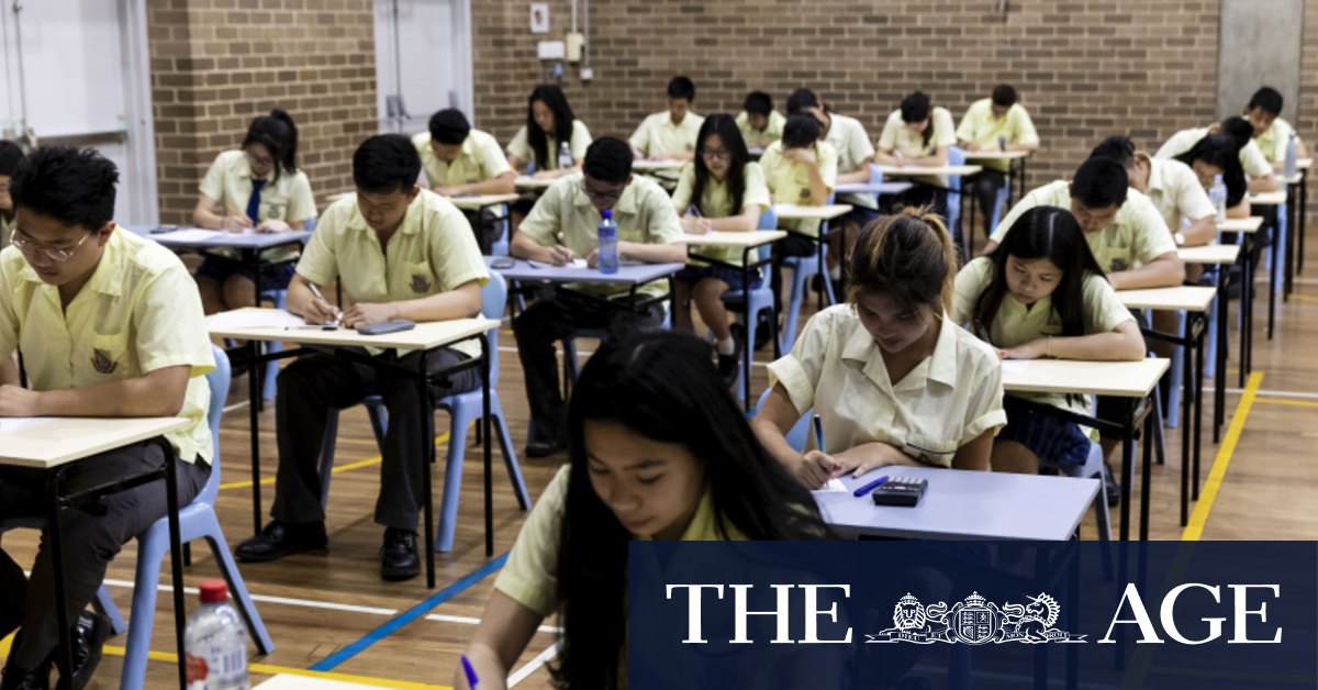 Record 18,500 students sit selective school test on paper for last time