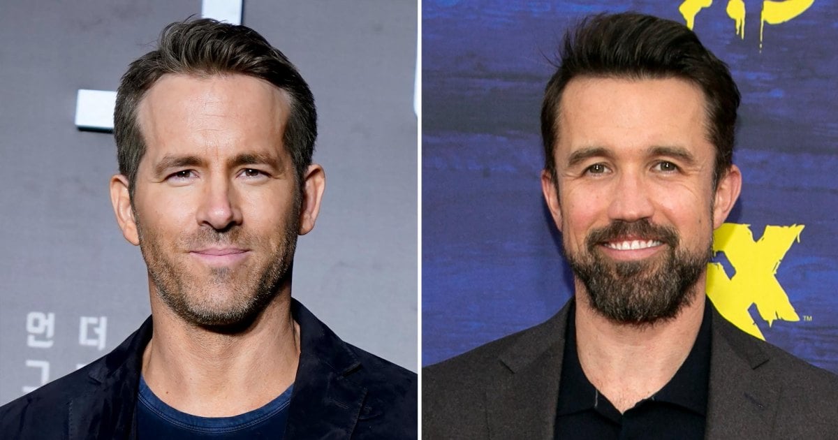 Ryan Reynolds Commissions Nearly Naked Drawing of Rob McElhenney