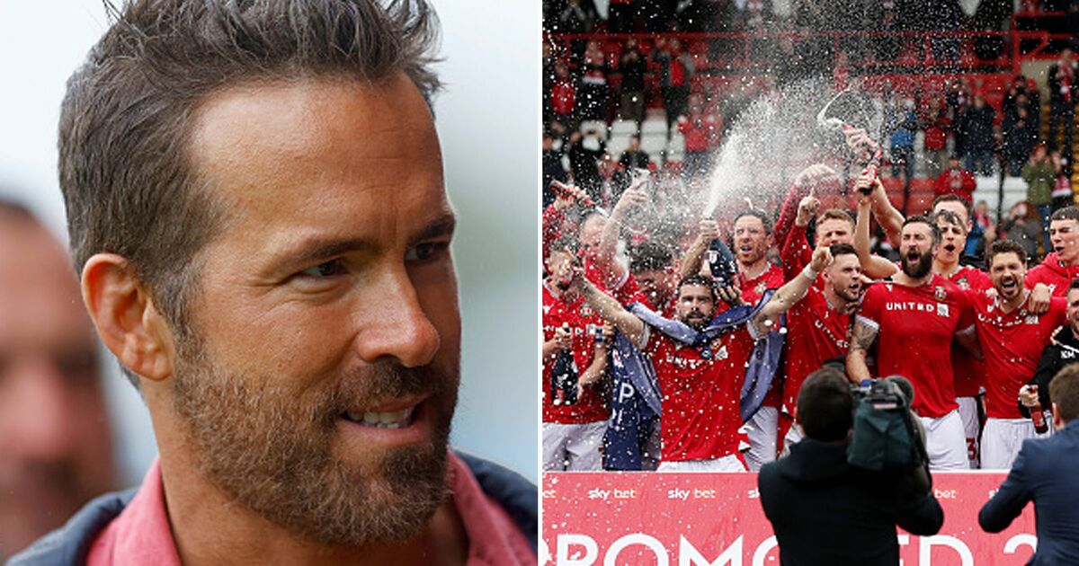Ryan Reynolds shows true colours after Wrexham promoted to League One