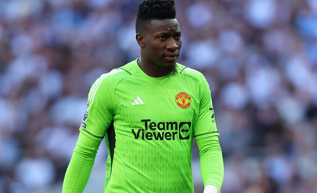 Second yellow card confirmed for Man Utd keeper Onana