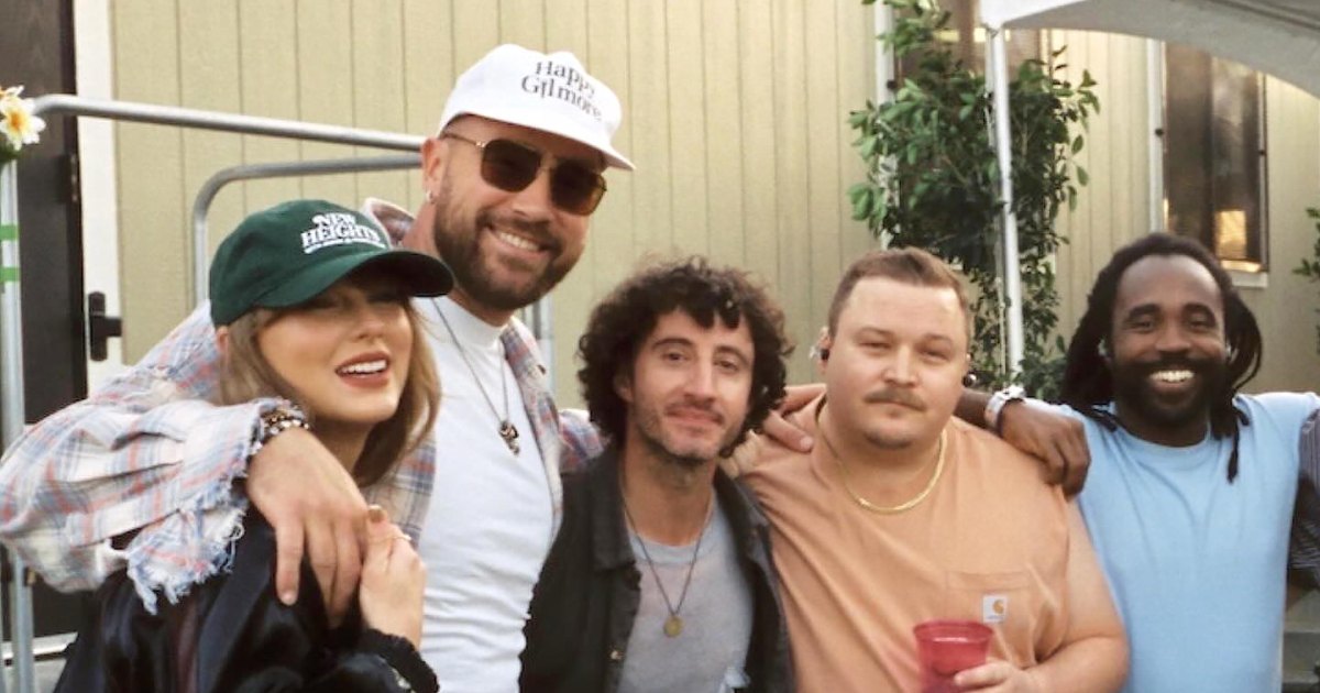 See Taylor Swift and Travis Kelce With Bleachers Backstage at Coachella