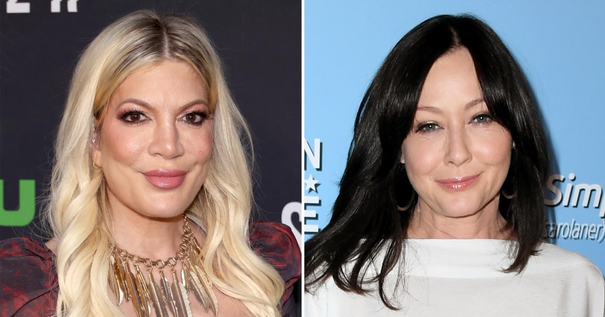 Shannen Doherty Once Borrowed the Dress Tori Spelling Lost Her Virginity in
