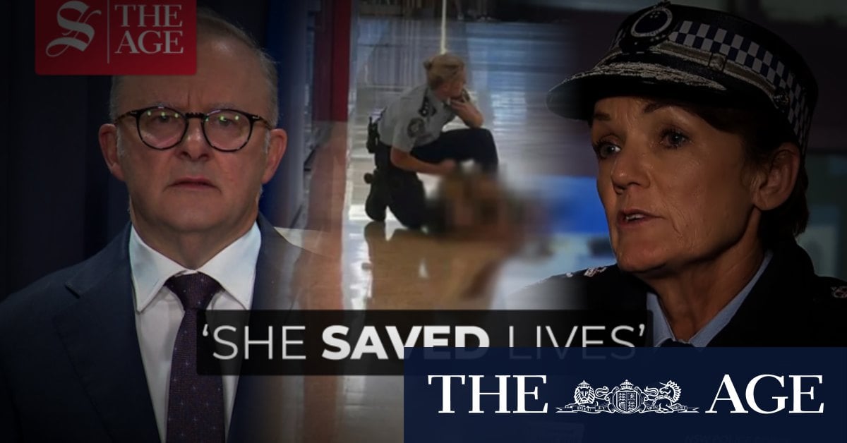 'She saved lives': PM, police commissioner praise Bondi Junction bravery