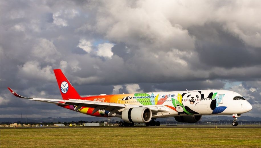 Sichuan Airlines resumes Auckland A350 service