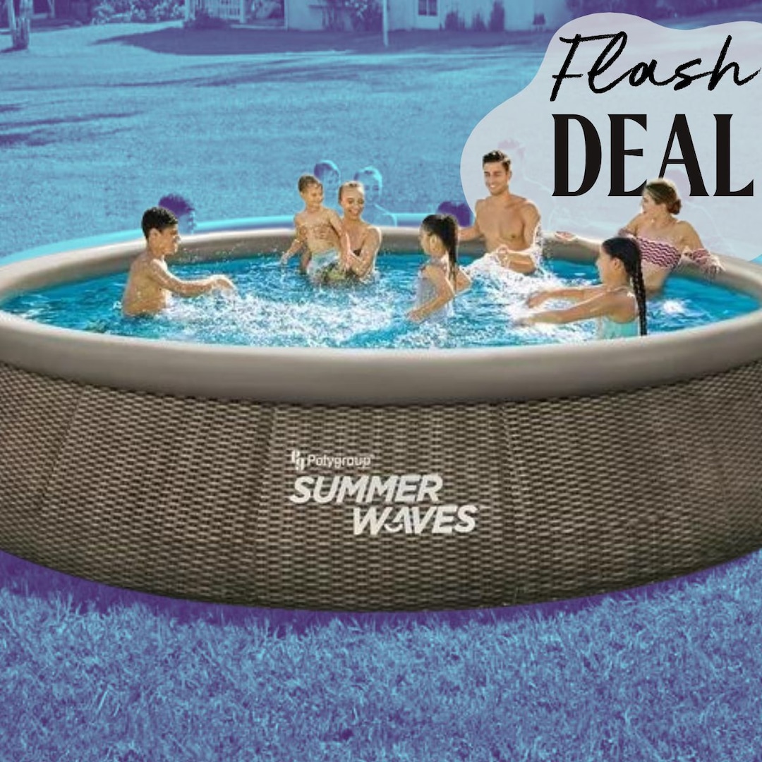  Snag This $199 Above Ground Pool for $88 & Get Those Pool Party Vibes 