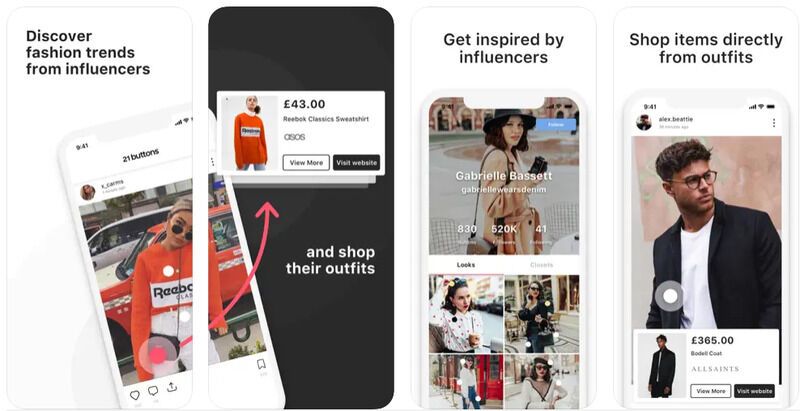 Social Commerce Platforms - 21 Buttons is a Social Fashion Shopping Network (TrendHunter.com)