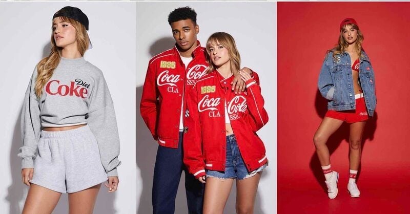 Soda-Branded Fashion Capsules - The Forever 21 x Coca-Cola Collection Exudes a Timeless Allure (TrendHunter.com)