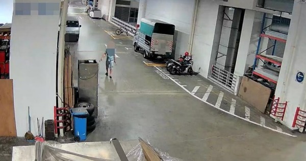 Standoff in Yishun industrial complex: Tenant accuses neighbour of hammering lorry, blocking fire escape route