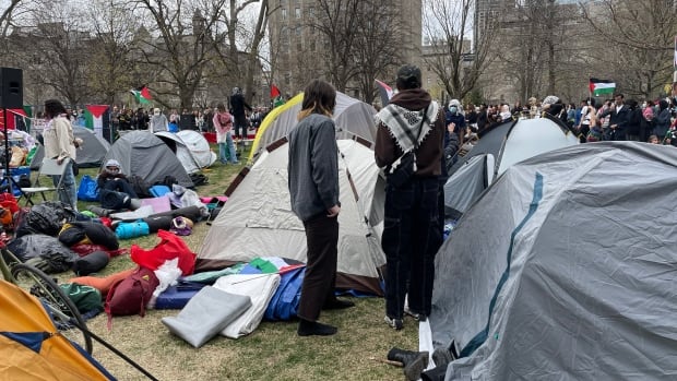 Students set up 'indefinite' pro-Palestinian encampment at McGill University
