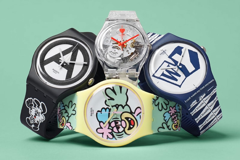 Swatch Unveils Four New Collaborative Watches with VERDY