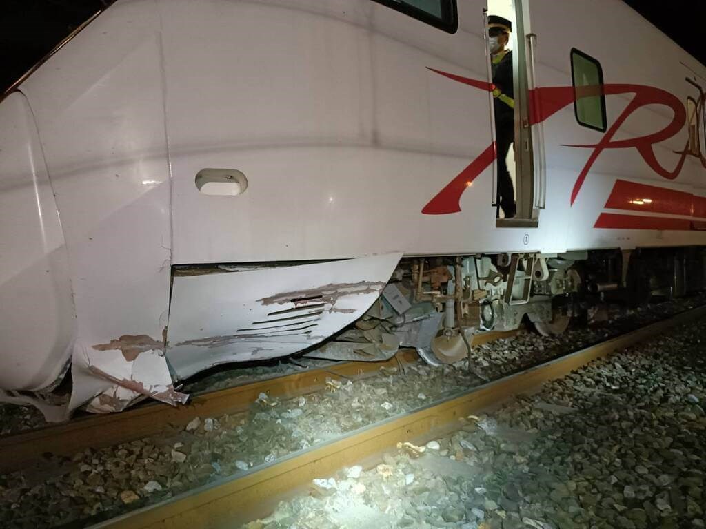 Taiwan Railway derails in Hualien, no injuries reported