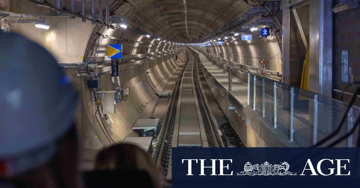Testing and construction on Melbourne's Metro tunnel system