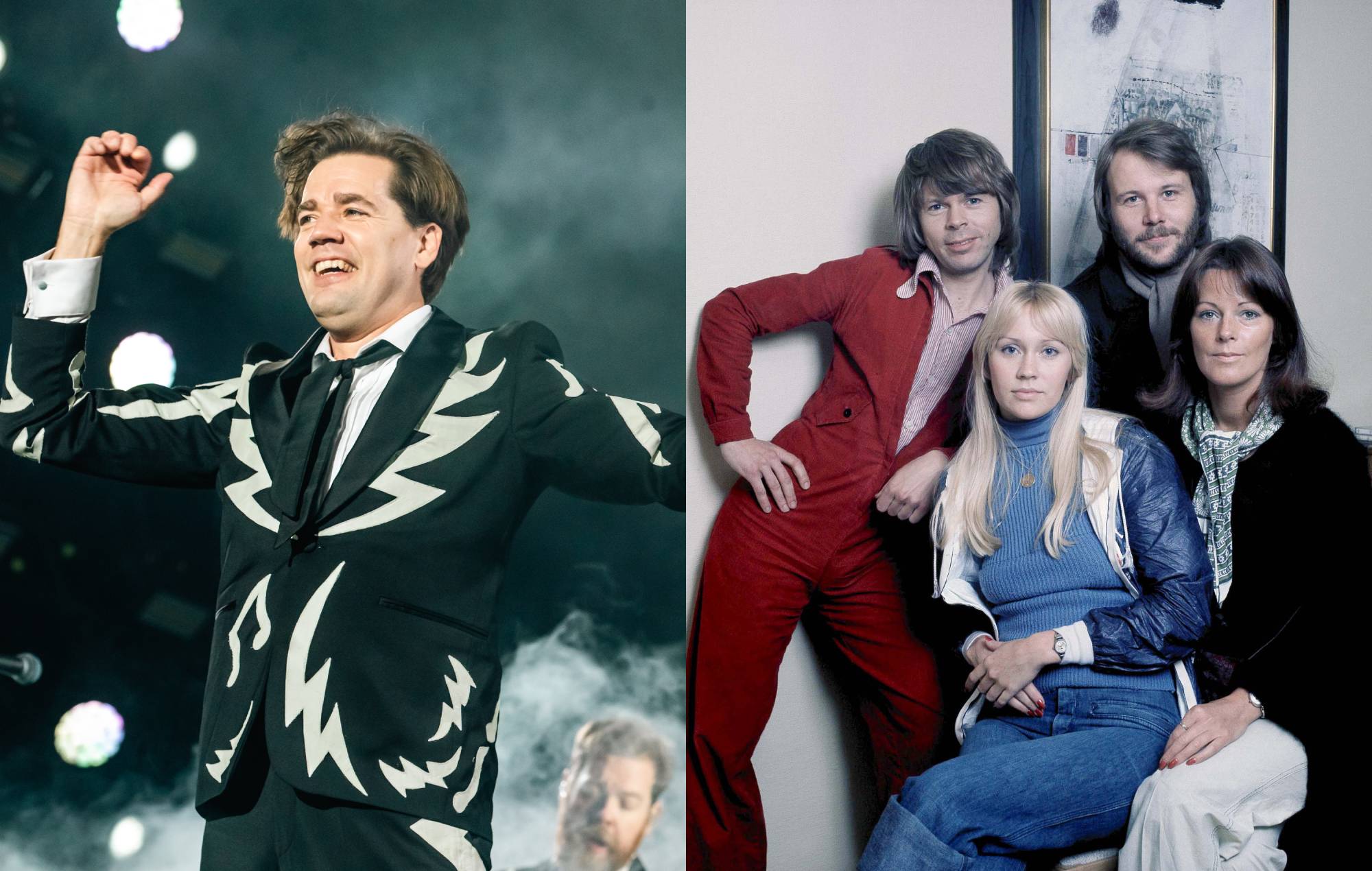 The Hives pay tribute to 50th anniversary of ABBA winning Eurovision while playing same venue