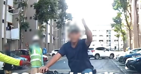 'This is not his grandfather's road': Cyclist refuses to give way to car at Tampines car park, gets slammed online