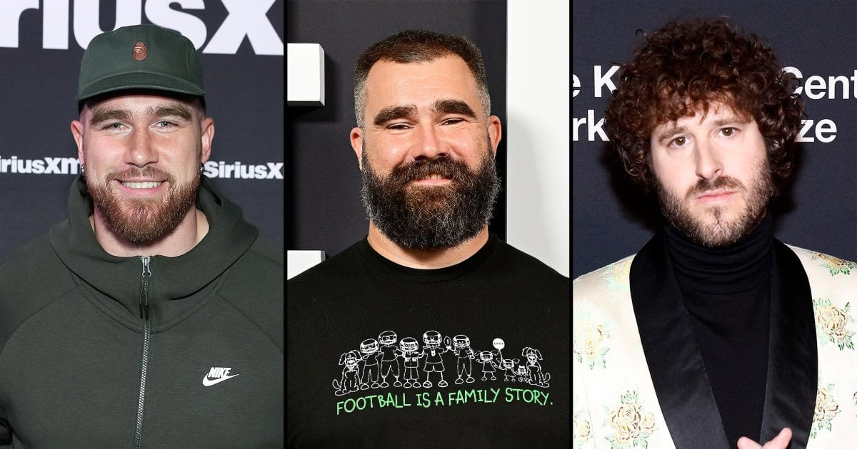 Travis and Jason Kelce Ask Musician Lil Dicky to Give Them Rap Names