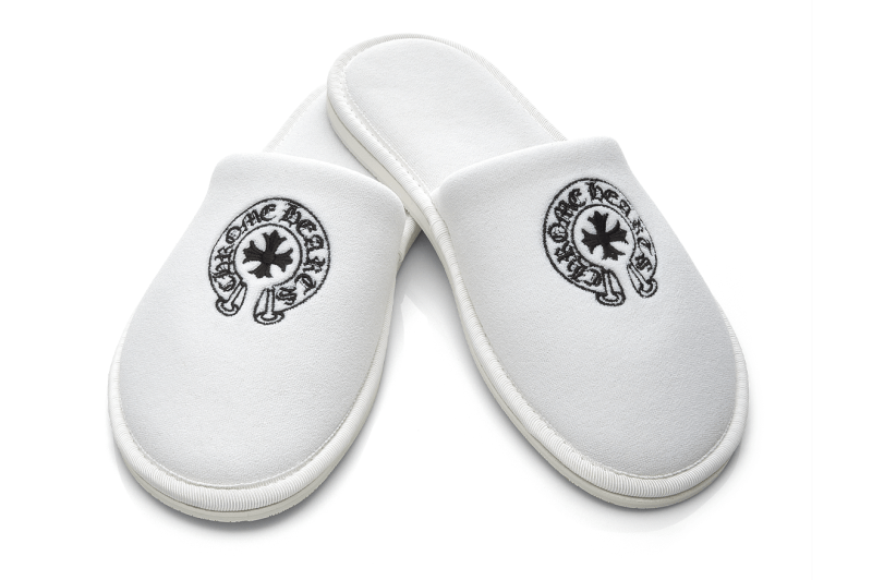 Upgrade Your Nighttime Routine With Chrome Hearts' $475 USD Hotel Slippers