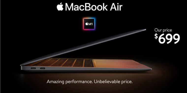Walmart resurrects the M1 MacBook Air as an entry-level $699 laptop