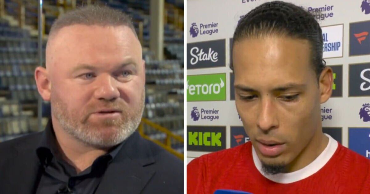 Wayne Rooney rips into Virgil van Dijk and left 'concerned' by Liverpool star's interview