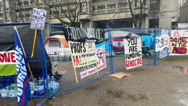 'We're not going anywhere,' say pro-Palestinian protesters at McGill encampment