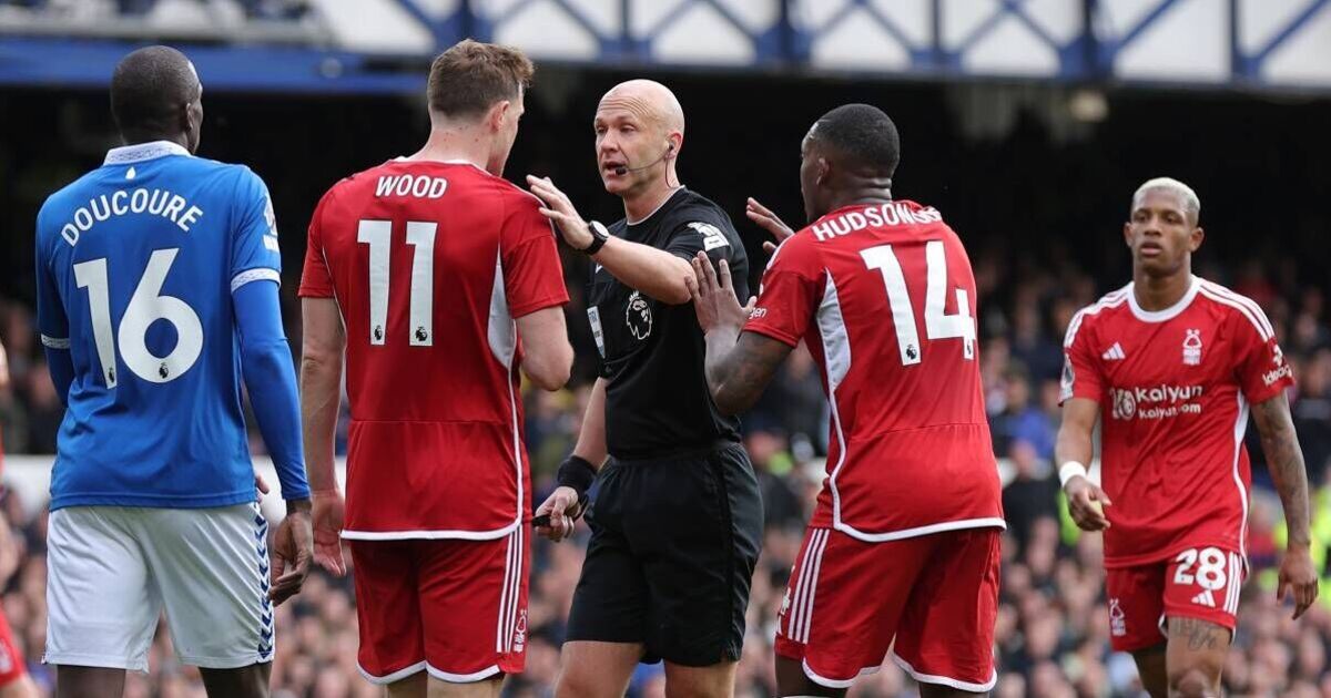 Who all 27 Premier League referees are banned from officiating and where they are from