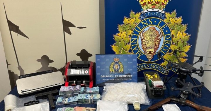 Woman, man, Drumheller Institution inmate charged in drone drug drop trafficking bust
