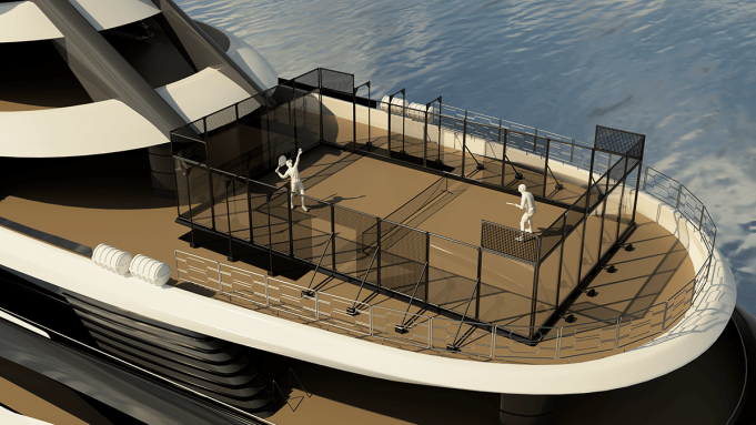 You Can Now Play Padel Ball on the Deck of Your Superyacht