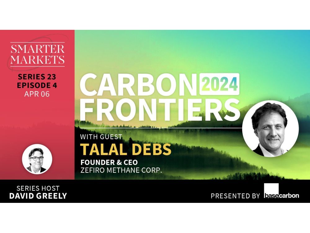 Zefiro Methane Founder and CEO Talal Debs Interviewed on the Smarter Markets Podcast