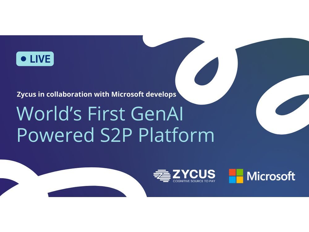 Zycus develops Generative AI powered source to pay platform in collaboration with Microsoft