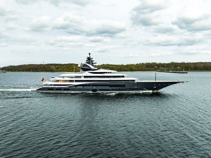 122 metre Lürssen super yacht Kismet delivered