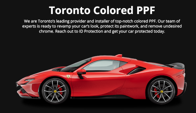 Elevate Your Vehicle's Aesthetics with Colored PPF 