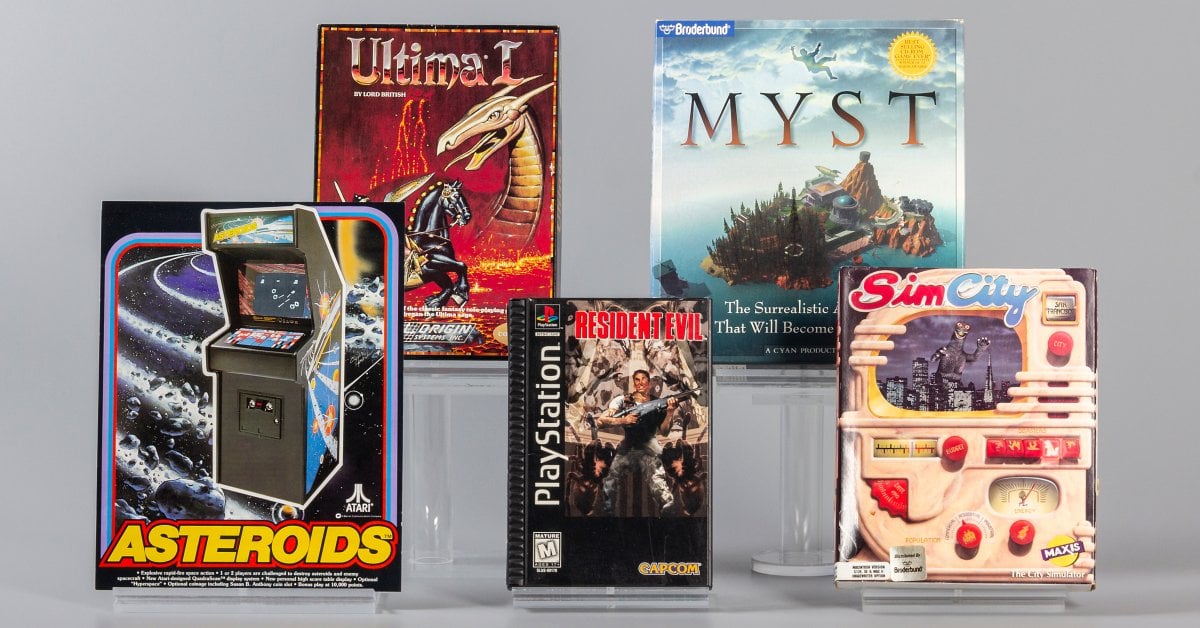 Asteroids, Myst, Resident Evil, SimCity and Ultima Inducted Into World Video Game Hall of Fame