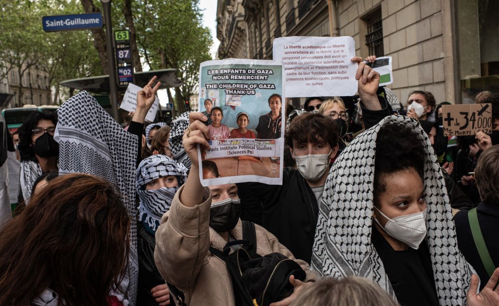 Pro-Palestinian Protests Spark on College Campuses Across the Globe