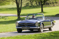 A classic, remixed: Driving an electric Mercedes SL Pagoda