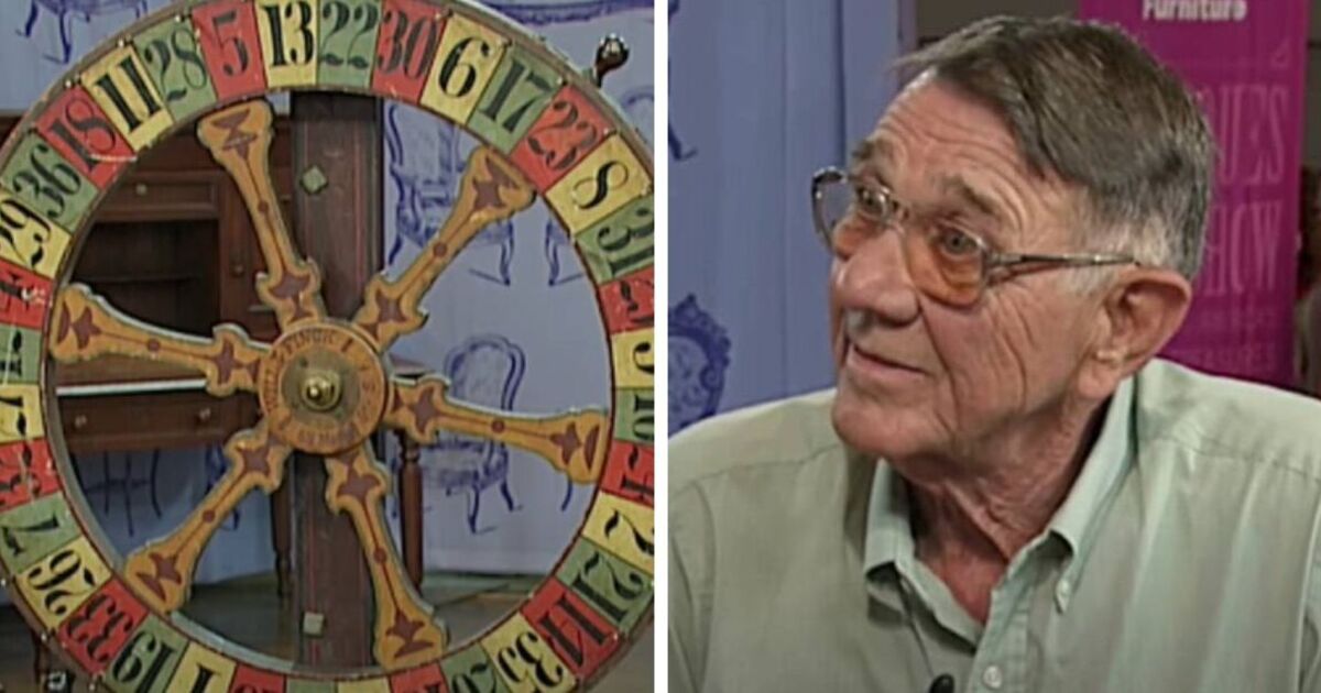 Antiques Roadshow guest confesses gambling wheel's true value 'scared daughter to death'