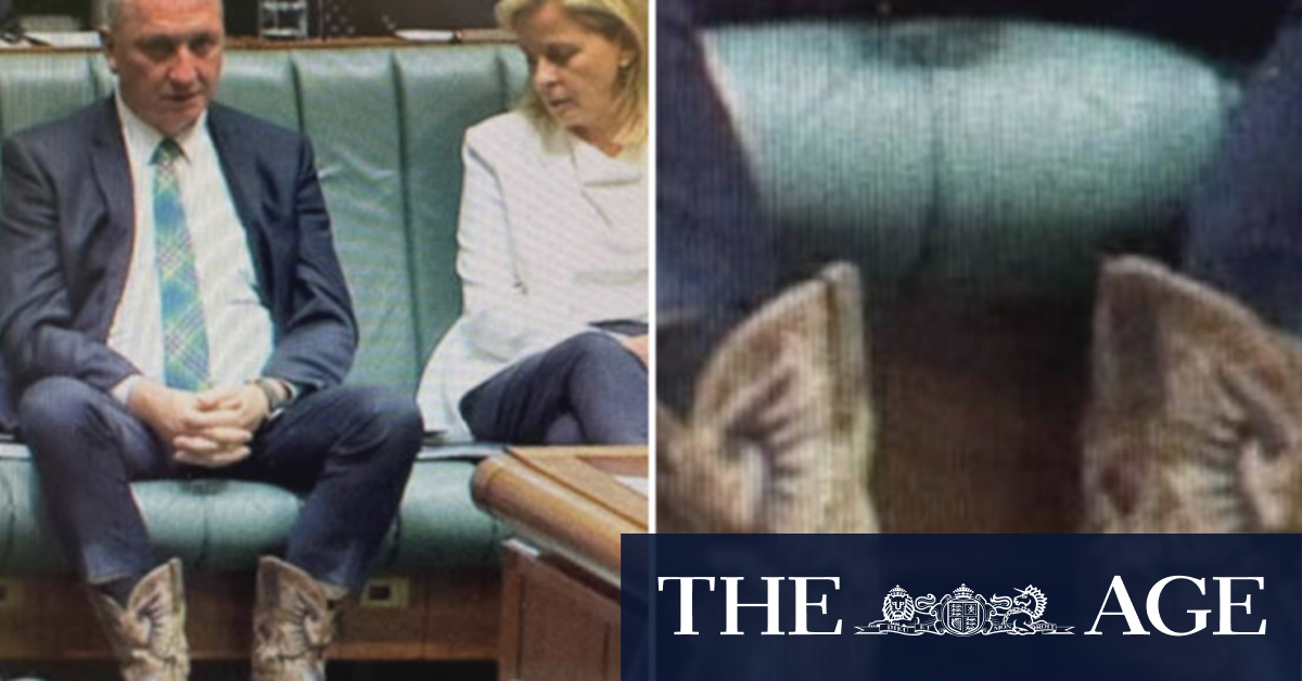 Aussie politician defends 'bizarre' parliament cowboy boots