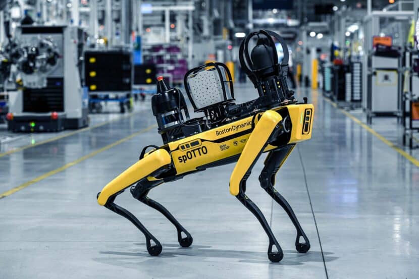 BMW Using Robot Dogs At Factory Where It Builds V8 Engines