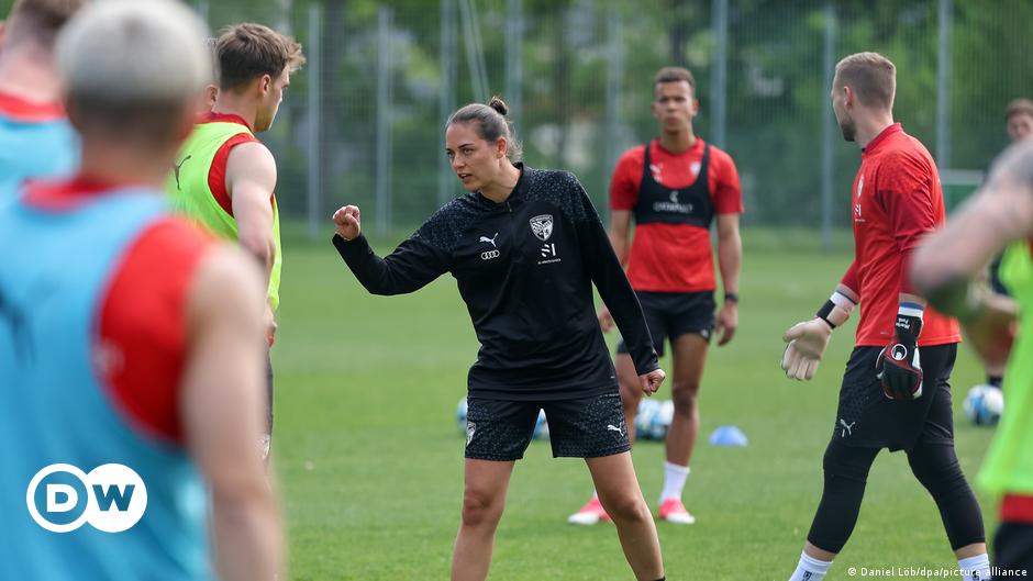 German men's pro football gets first female coach