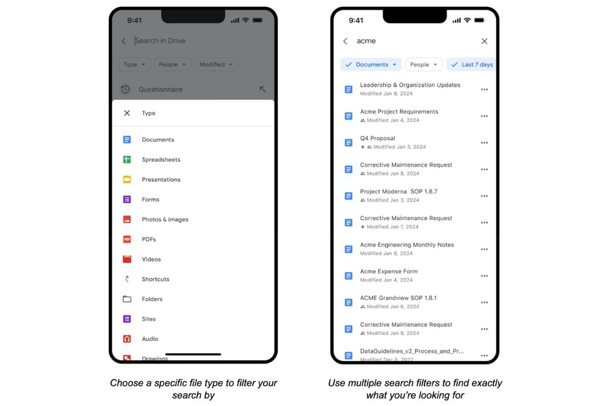 Google Drive Brings Improvements to Video Playback, and Search Experience on iOS