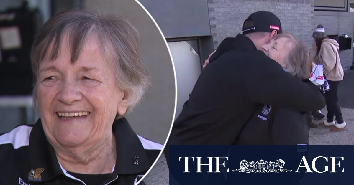 Great-grandmother embraced by Magpies after ugly e-scooter incident