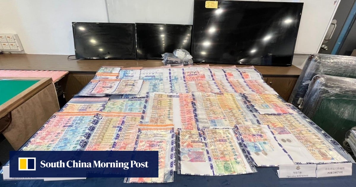 Hong Kong police arrest 142 people in crackdown on triad-run businesses offering drugs, sex and gambling
